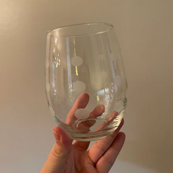 NWT 4pc Diamond Engraved Crystal Stemless Glassware - Picture 3 of 10